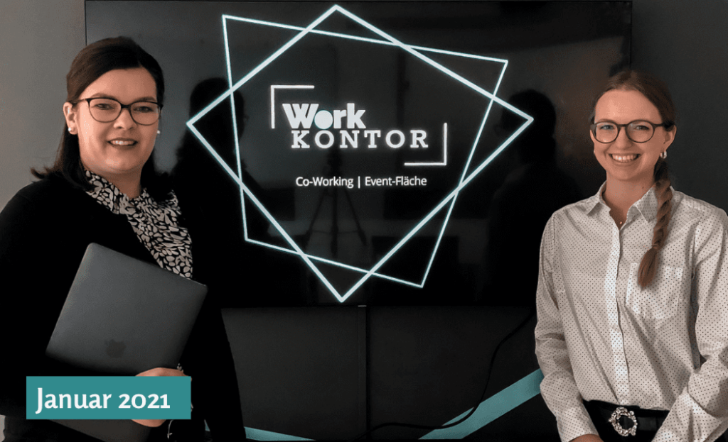 Work Kontor Spaces_Wie alles begann_Coworking Space Gründung und Aufbau in der Pandemie_Dorina Bausch und Anja van Wahden_Unternehmerinnen aus Norddeutschland